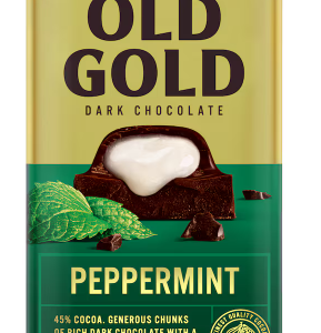 Product Description: Cadbury Old Gold Peppermint Dark Chocolate Block 180g (Imported from Australia)