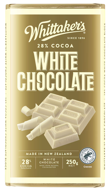 Whittaker's White Chocolate Block 250g