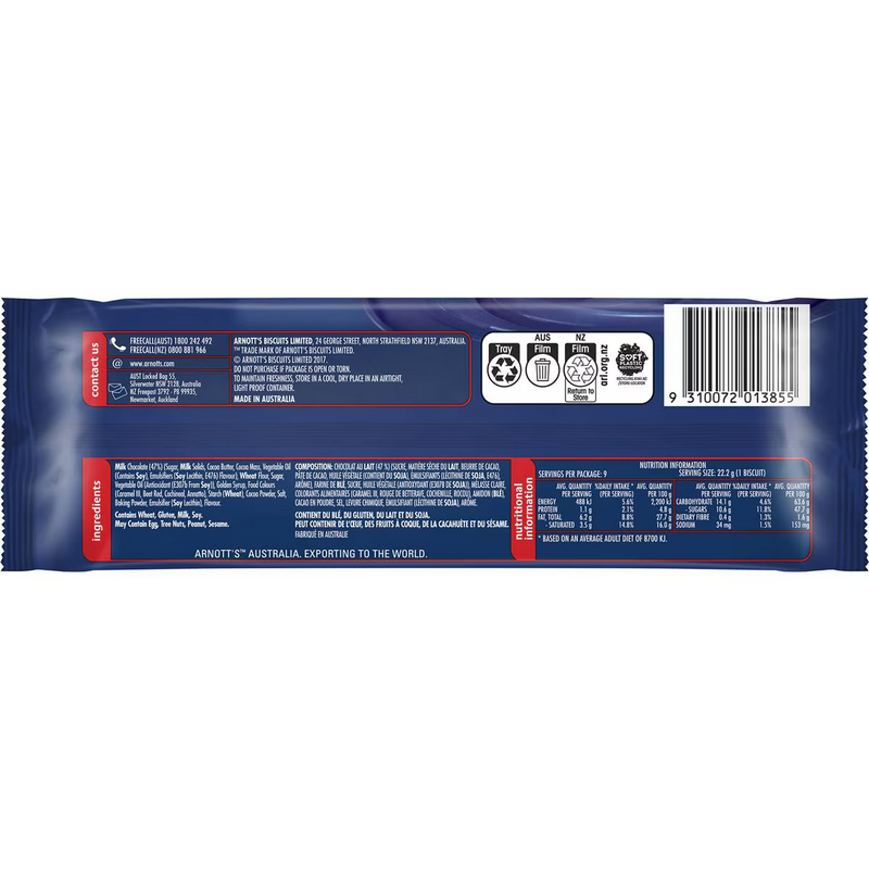 Arnott's Tim Tam Choc Double Coated Biscuits 200g - Image 3