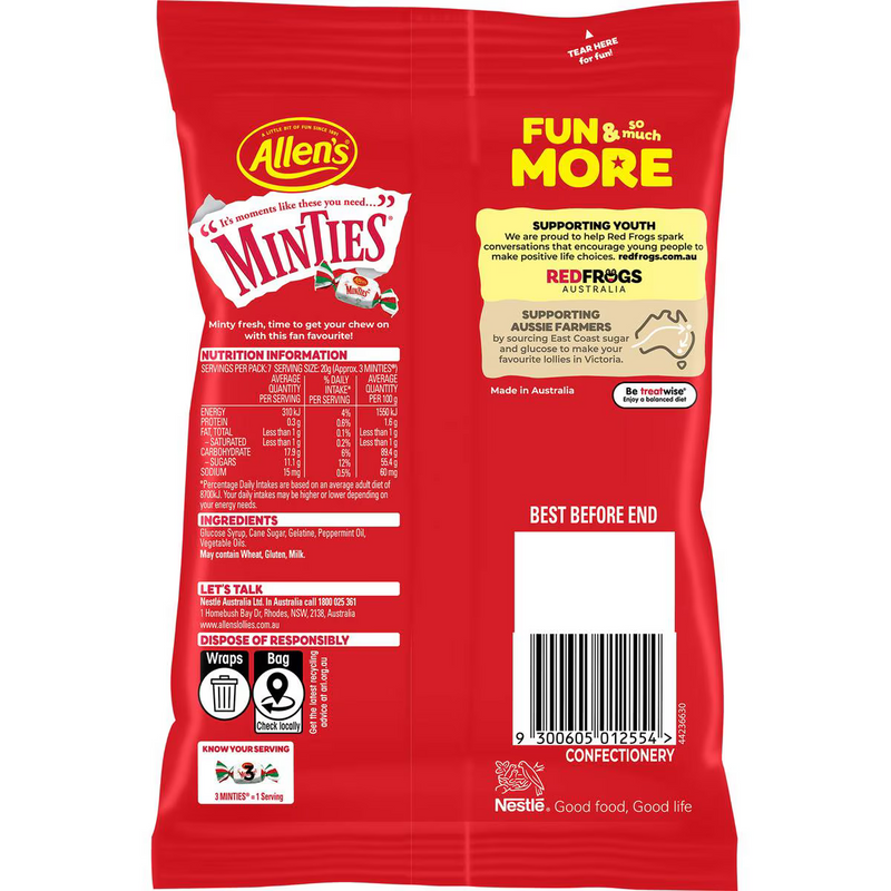 Allen's Minties Lollies 150g - Image 3