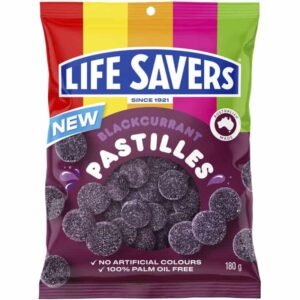 Lifesavers Blackcurrant Pastilles Bag 180g