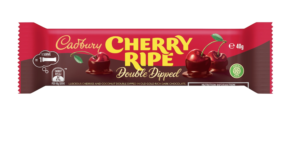 Cadbury Cherry Ripe Double Dipped 4 Pack