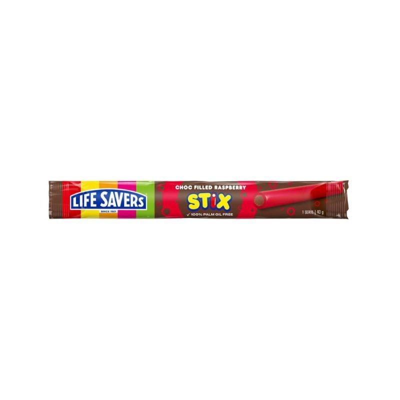 Life Savers Raspberry Choc Log 40g