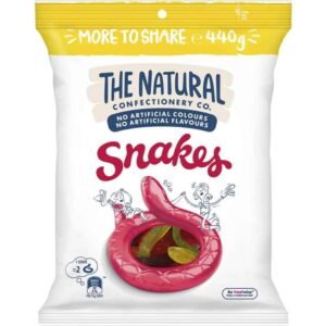The Natural Confectionery Co. Snakes JUMBO 440g