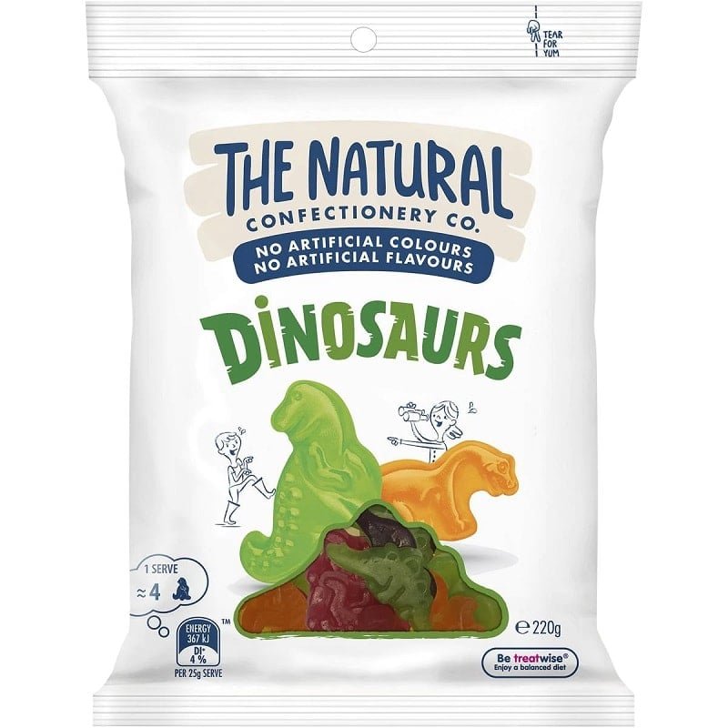 The Natural Confectionery Dinosaurs 220g