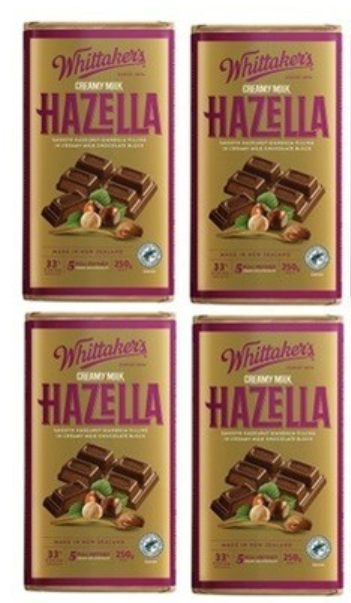 Whittakers Hazella 4 pack