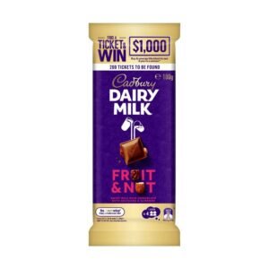 Cadbury Dairy Milk Fruit And Nut Chocolate Block | 180g