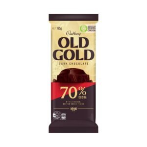 Cadbury Old Gold Block Chocolate 70% Cocoa | 165g