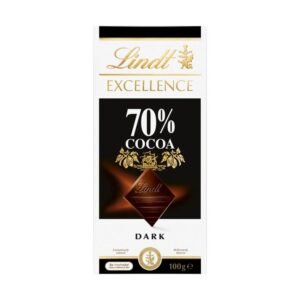 Lindt Excellence 70% Cocoa Dark Chocolate Block | 100g