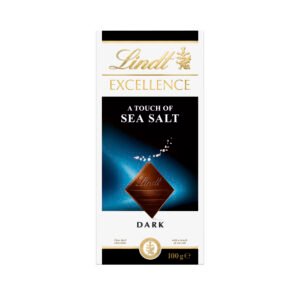 Lindt Excellence Sea Salt Dark Chocolate Block | 100g