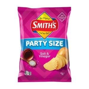 Smith's Crinkle Cut Potato Chips Party Bag Salt & Vinegar | 380g