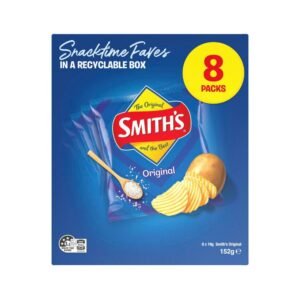 Smith's Potato Chip Lunchbox Multipack Original 8 Pack | 152g