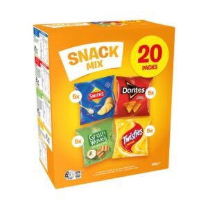 Smith's Snack Chips Mix Lunchbox Snacks Multipack Assorted 20 Pack | 395g