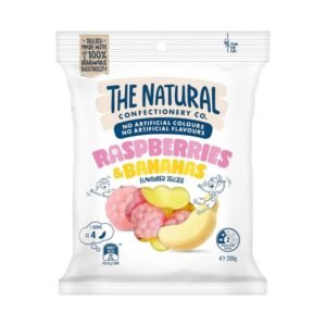 The Natural Confectionery Co Raspberry & Bananas | 200g