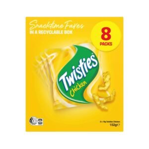 Twisties Chicken Snacks Lunchbox Multipack 8 Pack | 152g